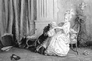 A Courting Scene A Courting Scene