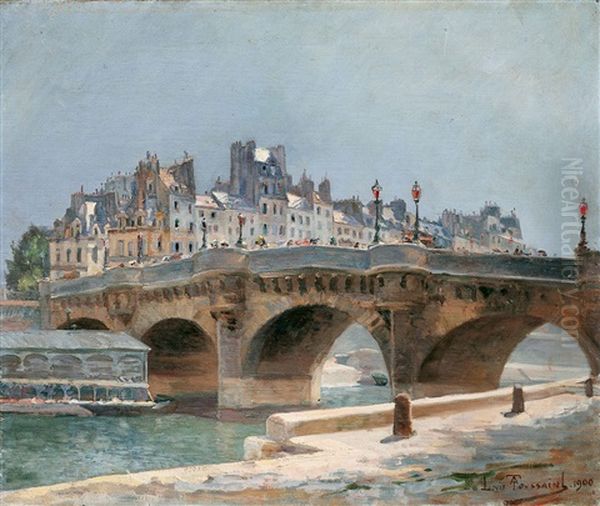 Die Pont-neuf In Paris Im Jahr 1900 - view 1
