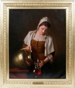 Girl Pouring Wine