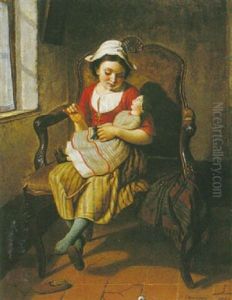 Little Girl With A Doll