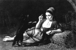 Training The Dog by Pierre Joseph Toussaint