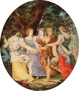 Scene With Hercules by Elias Brenner