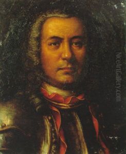 Portrait Of A Gentleman Wearing Armour