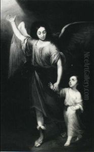 Tobias And The Angel Or The "angel De La Guardia" by Miguel Alonso De Tovar