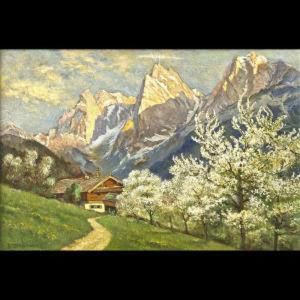 Veduta Alpina by Franz Brenner