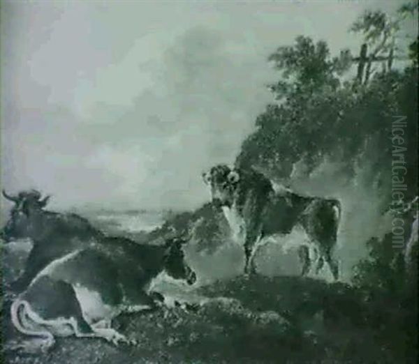 Cattle In An Extensive Landscape - view 1