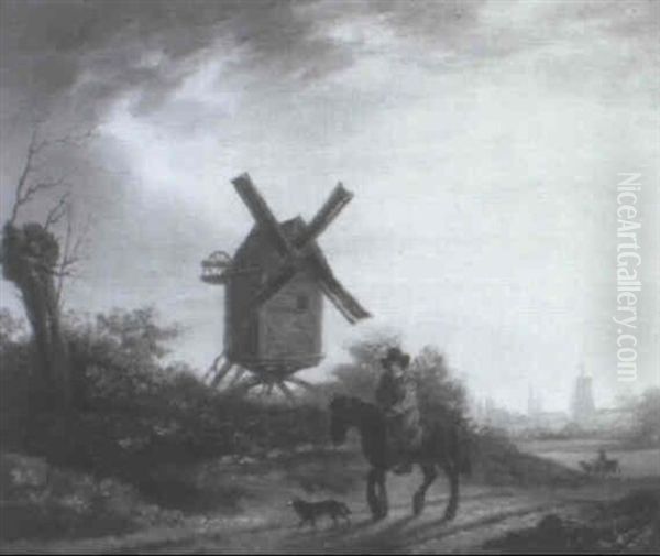 A Farmer Returning From Market - view 1