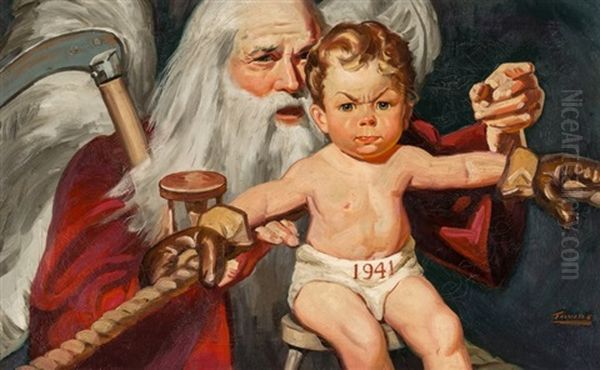 Father Time & New Year's Baby, 1941 - view 1