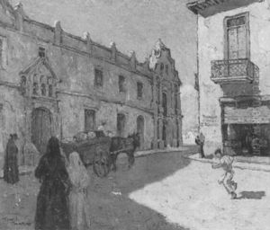 Cafe Riesco by Ernest Townsend