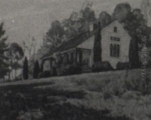House On A Hill by Ernest Townsend