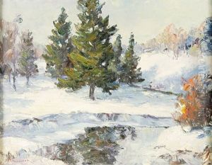 Winter Landscape by Harry Everett Townsend