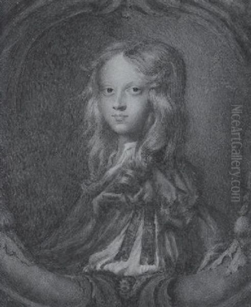 Master Farrington, With Long Blond Hair, Wearing Brown Doublet, The Sleeve Ruched Up To Reveal White - view 1