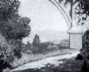 Landscape By An Archway Landscape By An Archway