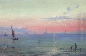 Abendstimmung Am Meer by Dominique Trachel