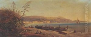 Vue De La Baie De Nice by Dominique Trachel