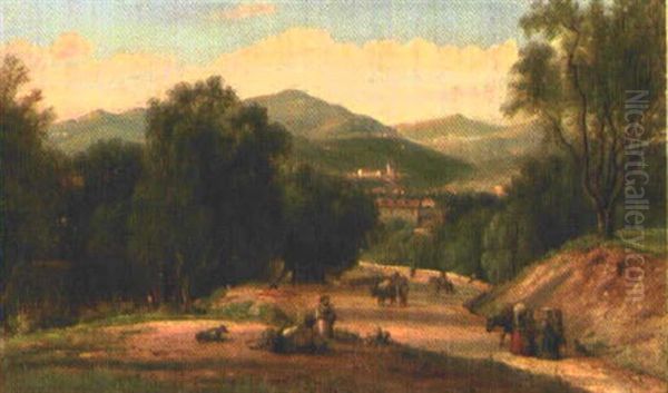 Col De Nice, Vue Sur Le Monastere De Cimiez - view 1