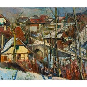 Berner Dorflandschaft by Friedrich Traffelet