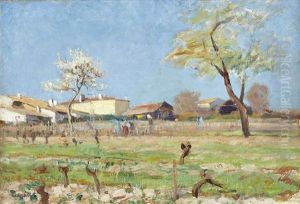 Franskt Varlandskap by Carl Ludwig Traegardh