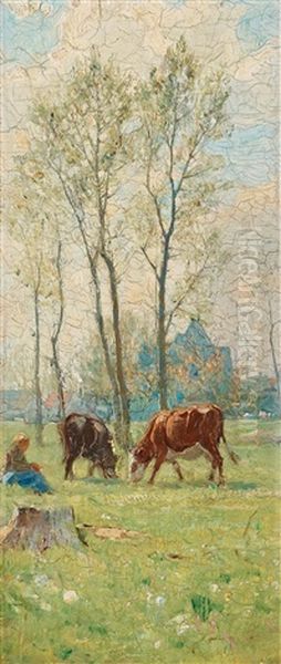 Spring Landscape From Grez - view 1