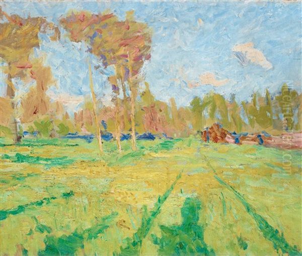 Landskap Med Popplar - view 1