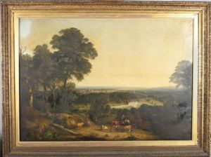 Mouth Of The River' & 'pastoral Scene Mouth Of The River' & 'pastoral Scene