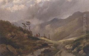 Figures In A Highland Landscape Figures In A Highland Landscape