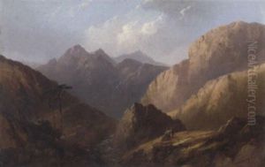 Figures In A Highland Landscape Figures In A Highland Landscape