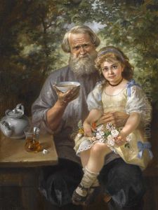 Drinking Tea With Grandfather