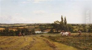Haymaking Near Theydon Bois, Essex