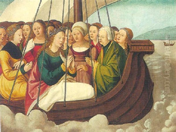 Saint Ursula And The Eleven Thousands Virgins At Sea - view 1