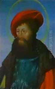 Bildnis Eines Heiligen In Harnisch