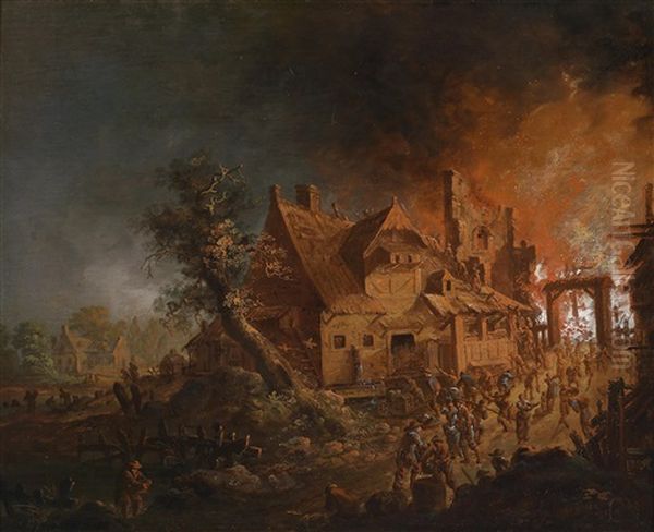 Ein Nachtlicher Stadtbrand - view 1