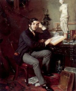 Portrait Of A Young Man In His Study