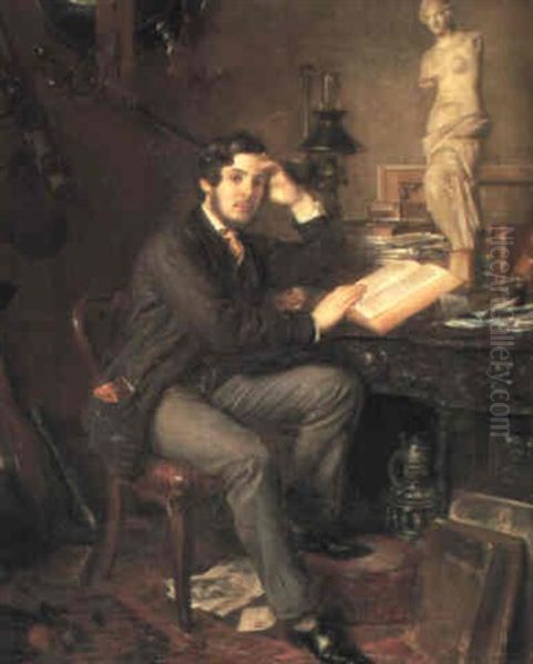 Portrait Of A Young Man (friedrich Mospratt?) - view 1