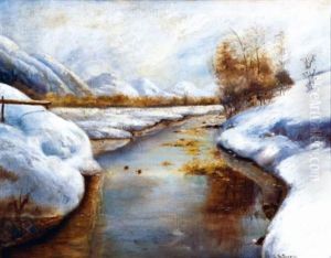 Ruisseau Dans La Neige Ruisseau Dans La Neige