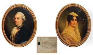 Half Length Portrait Of John Leigh Douglas Esq. Rear Admiral Of The Red Squadron Of His Majesty's Fleet by Willem Karl Frederik Travers