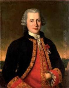 Portrait De Gentilhomme Au Gilet Rouge Portrait De Gentilhomme Au Gilet Rouge