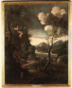 Paesaggio Con Alberi Paesaggio Con Alberi
