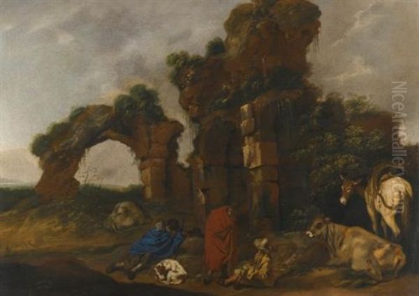 Shepherds At Rest - view 1