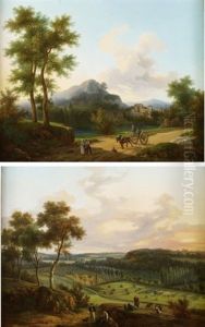 Paysage Avec Moissonneurs (+ Les Travaux Dans Les Champs; Pair)