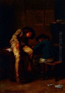 Les Deux Freres by Jean-Baptiste Jules Trayer