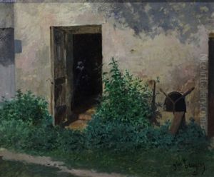 La Porte Ouverte by Jules Trayer