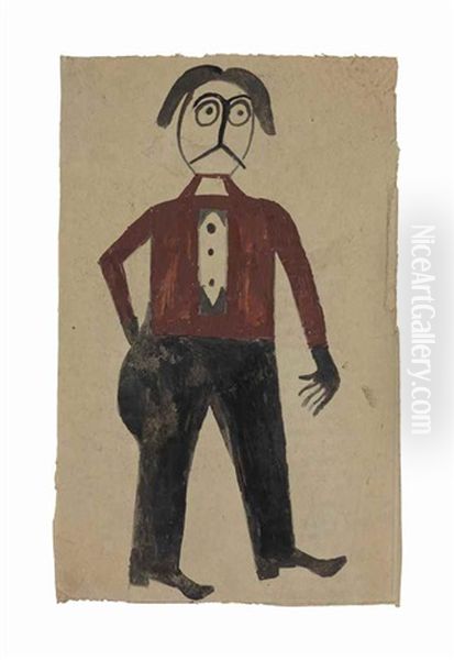 Man With Red Shirt - view 1