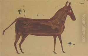 Brown Mule by Bill Traylor