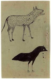 The Leopard And The Black Bird (on Back Of Advertisement For Hollywood Oddities)