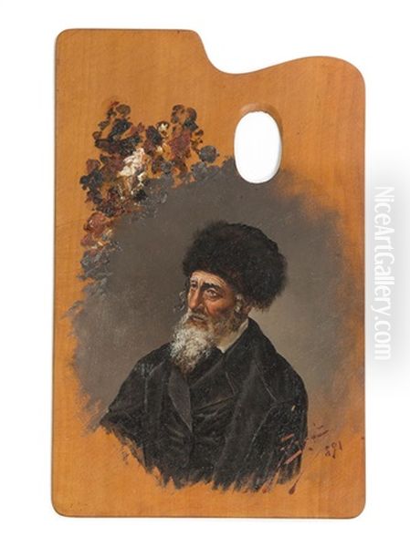 A Palette With Portrait - view 1