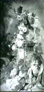 Still Life Of Flowers And Cherub