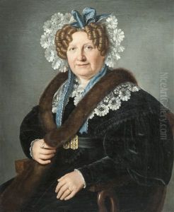 Ritratto Di Elena Von Heinzelmann by Giacomo Trecourt