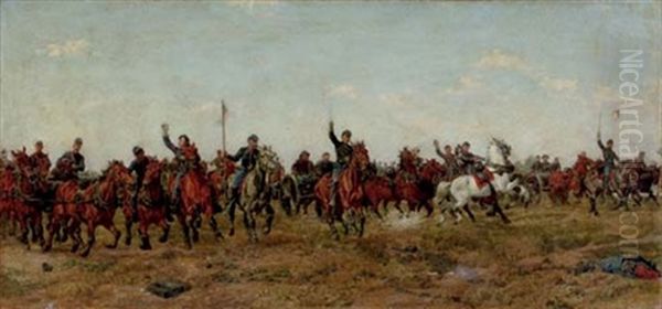 Cavalry Charge Of The Union Army - view 1