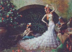 The Spanish Dancers by Severino Tremator